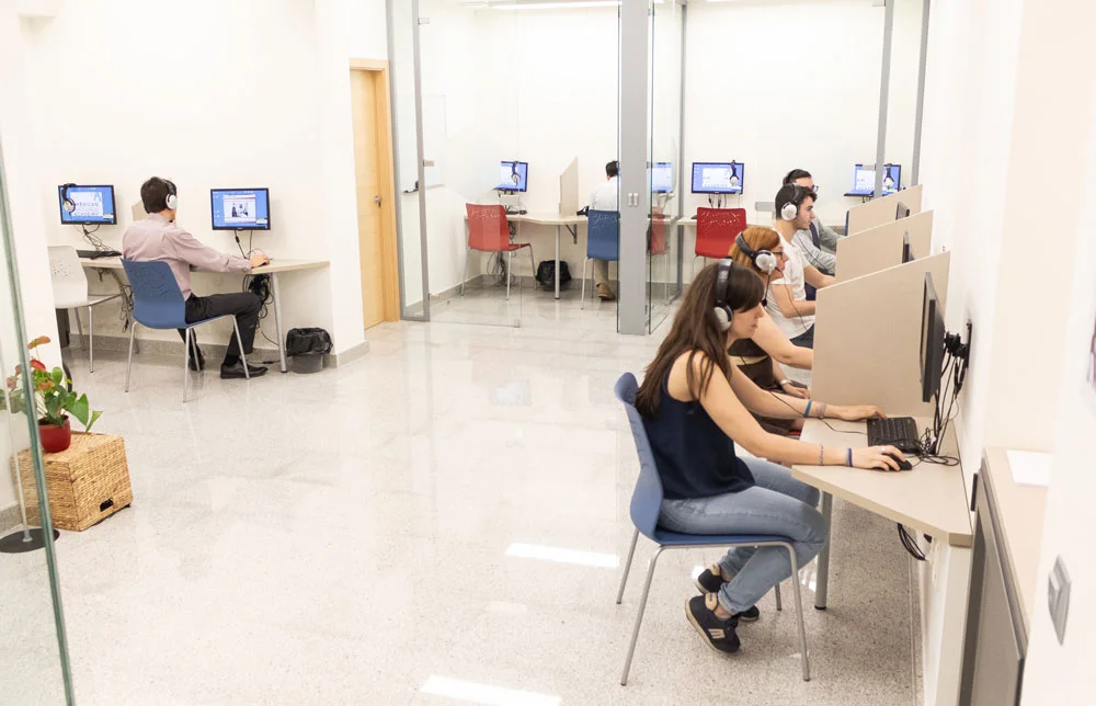 Academia de inglés en el centro de Madrid.