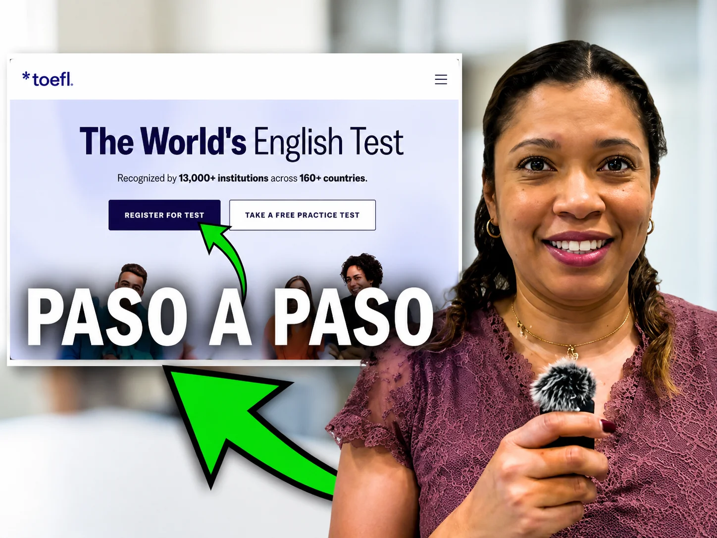 Tutorial paso a paso para inscribirse al examen TOEFL