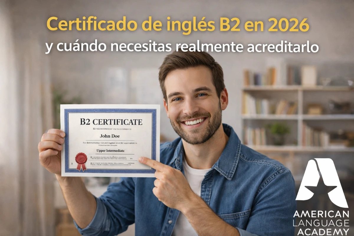 Certificado de inglés B2 en 2026 y cuándo necesitas realmente acreditarlo