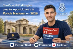 Certifica tu nivel A2 de inglés para las oposiciones a la Policía Nacional en 2026