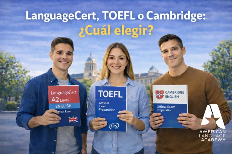 Diferencias entre LanguageCert, TOEFL y Cambridge