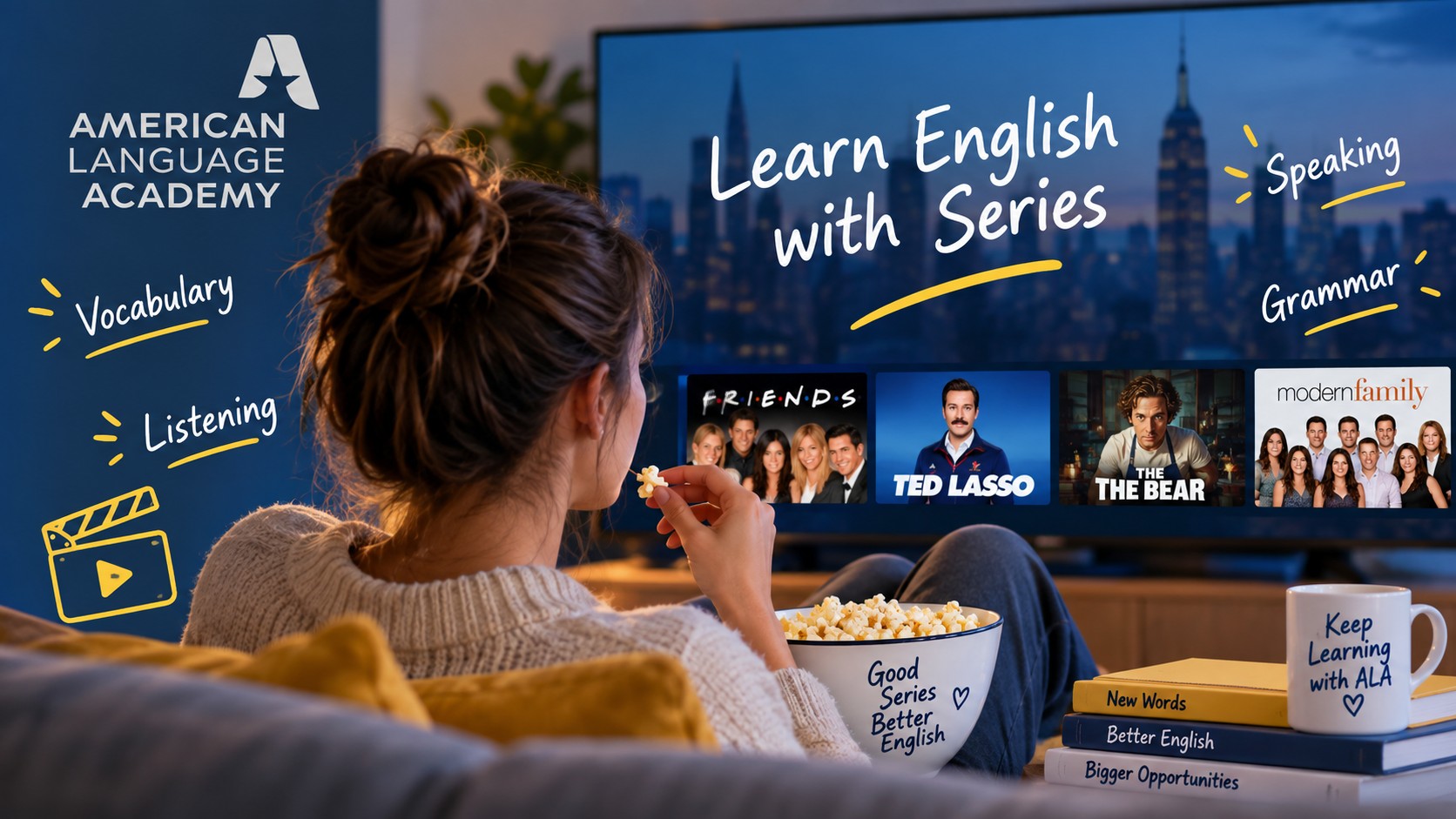 ¿Se puede aprender inglés viendo series? Consejos y mejores series