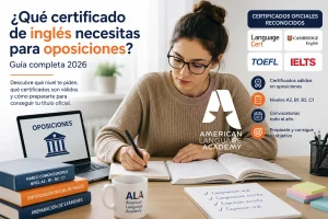 Certificado Inglés para oposiciones